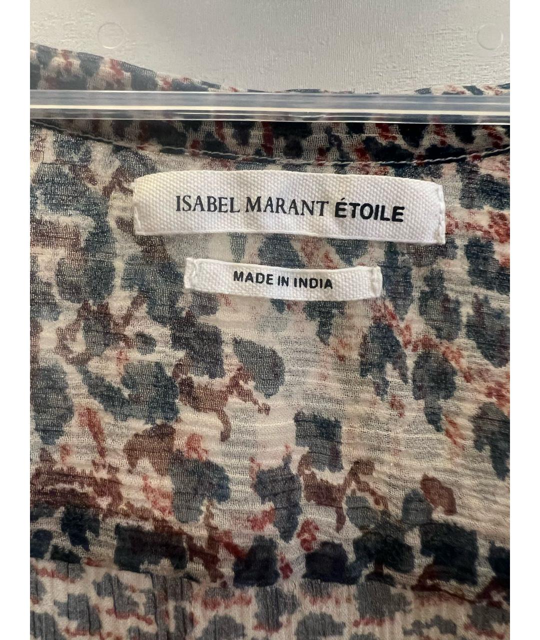 ISABEL MARANT ETOILE Мульти шелковая блузы, фото 4