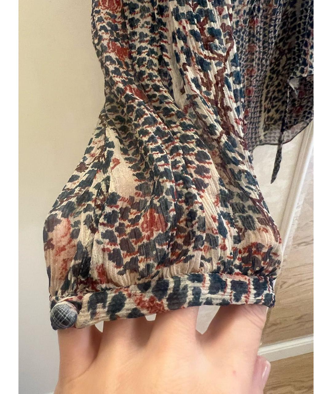 ISABEL MARANT ETOILE Мульти шелковая блузы, фото 6