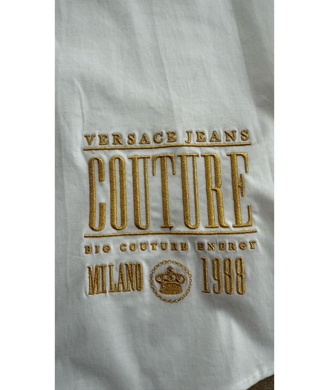 VERSACE JEANS COUTURE Белая хлопковая рубашка, фото 3