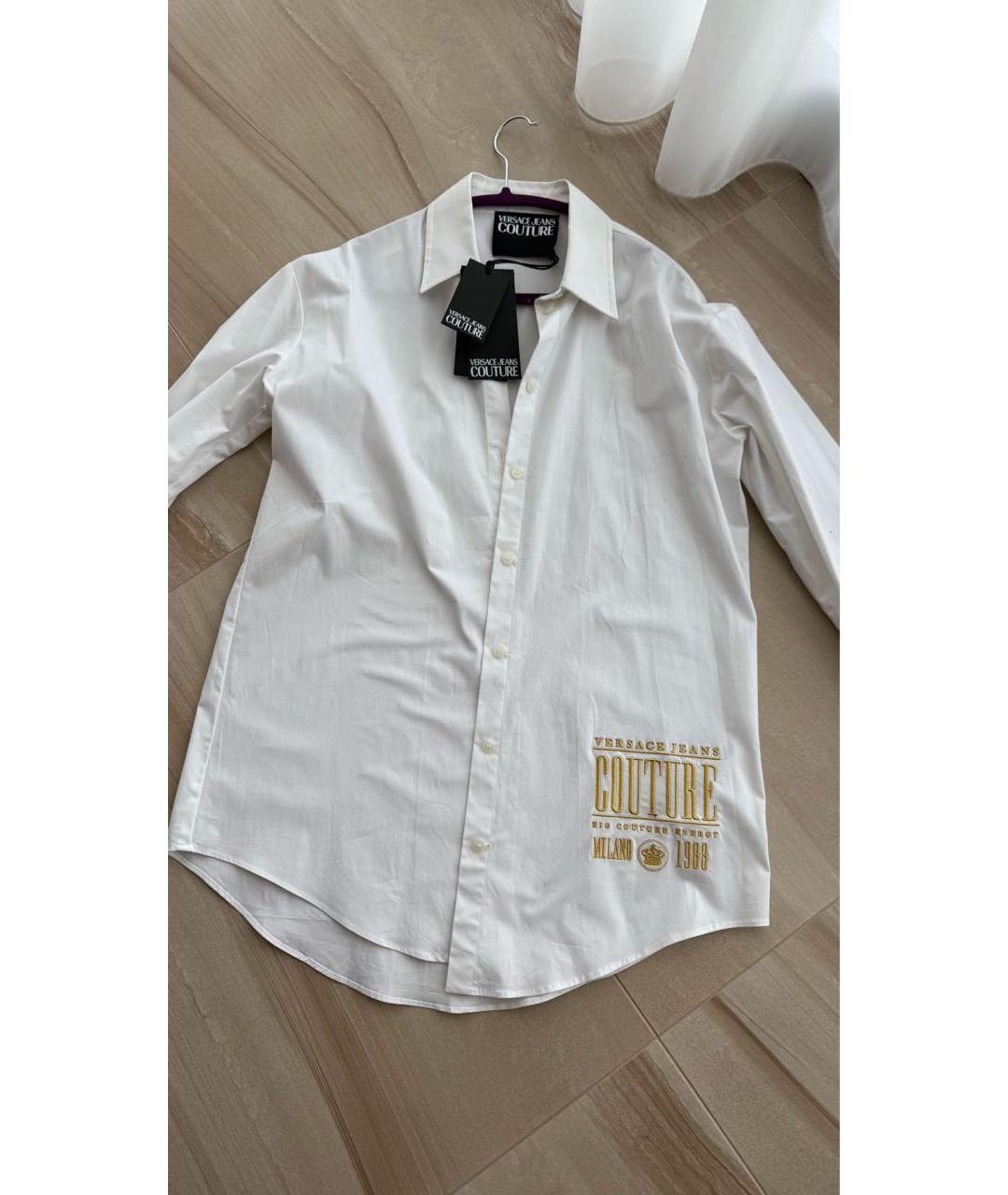 VERSACE JEANS COUTURE Белая хлопковая рубашка, фото 2