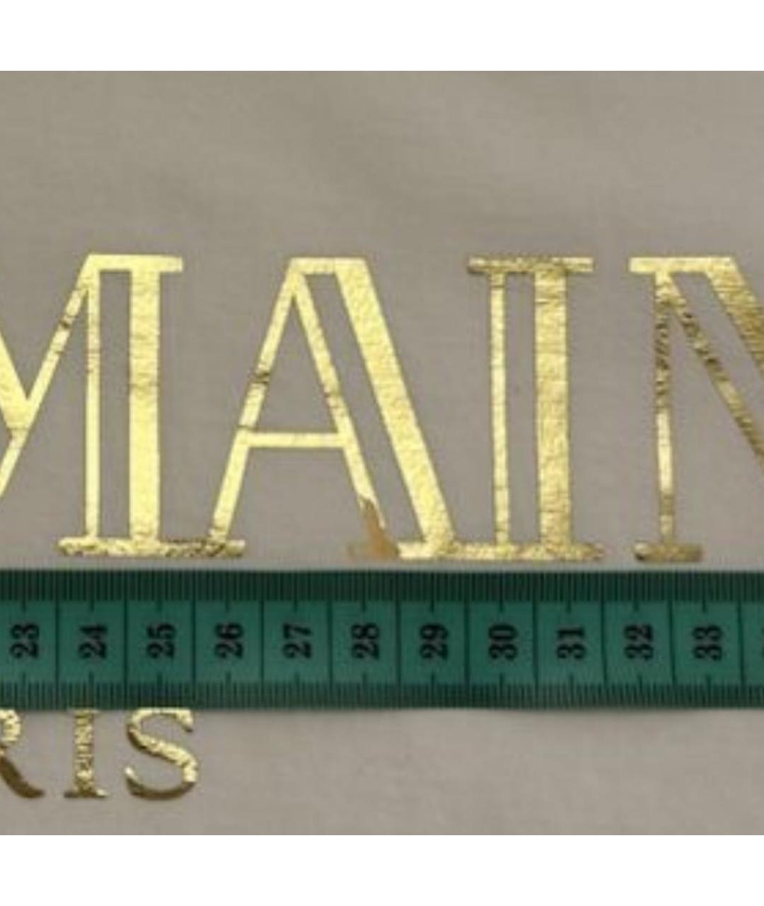 BALMAIN Белая хлопковая футболка, фото 6