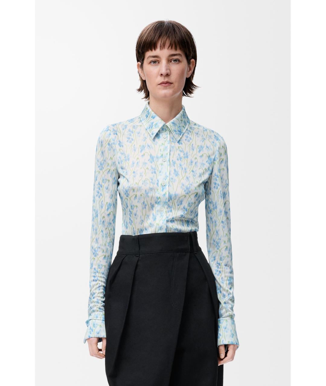 LOEWE Голубая блузы, фото 2