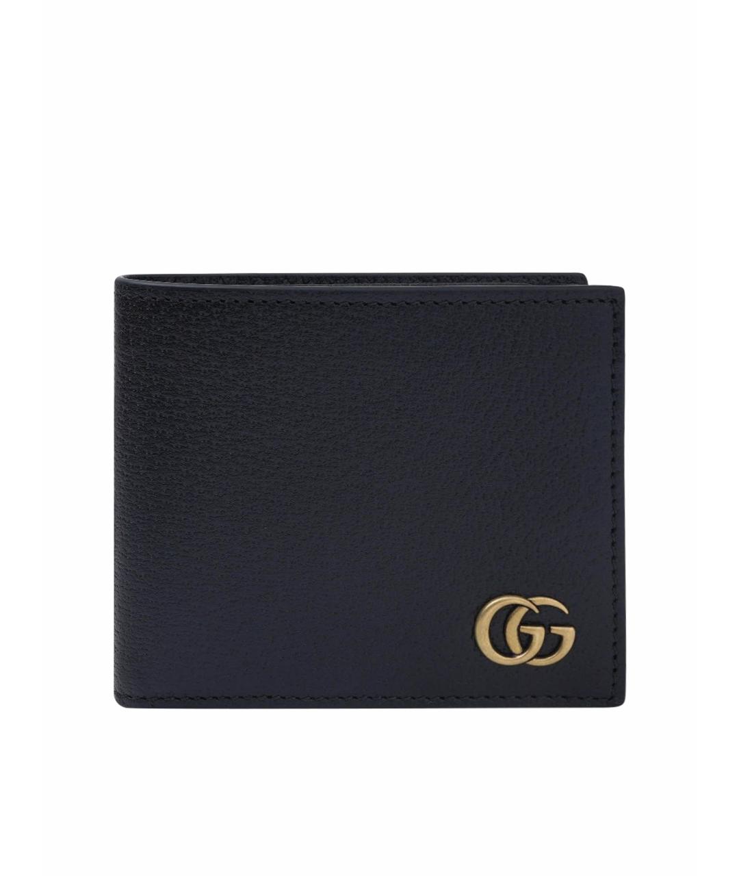 GUCCI Черный кожаный кардхолдер, фото 1