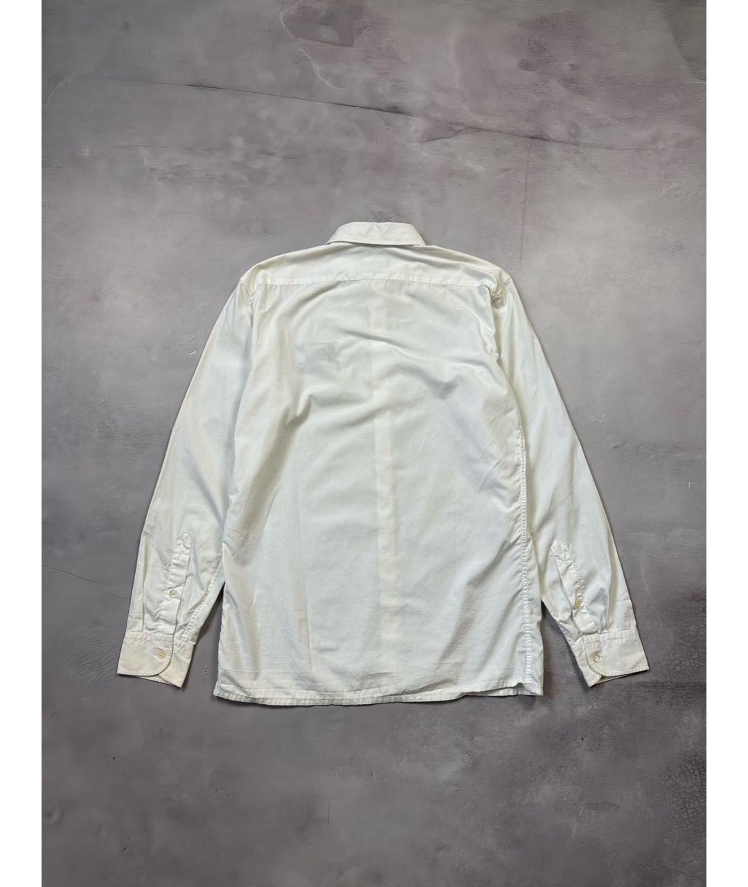 RAF SIMONS Белая хлопковая классическая рубашка, фото 3