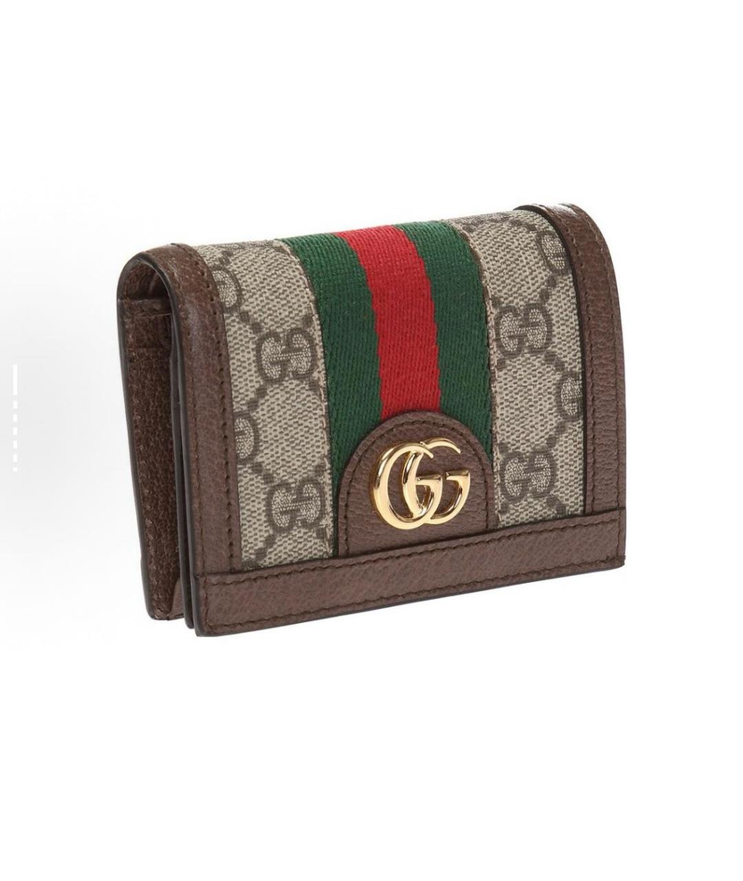 GUCCI Коричневый кардхолдер, фото 2