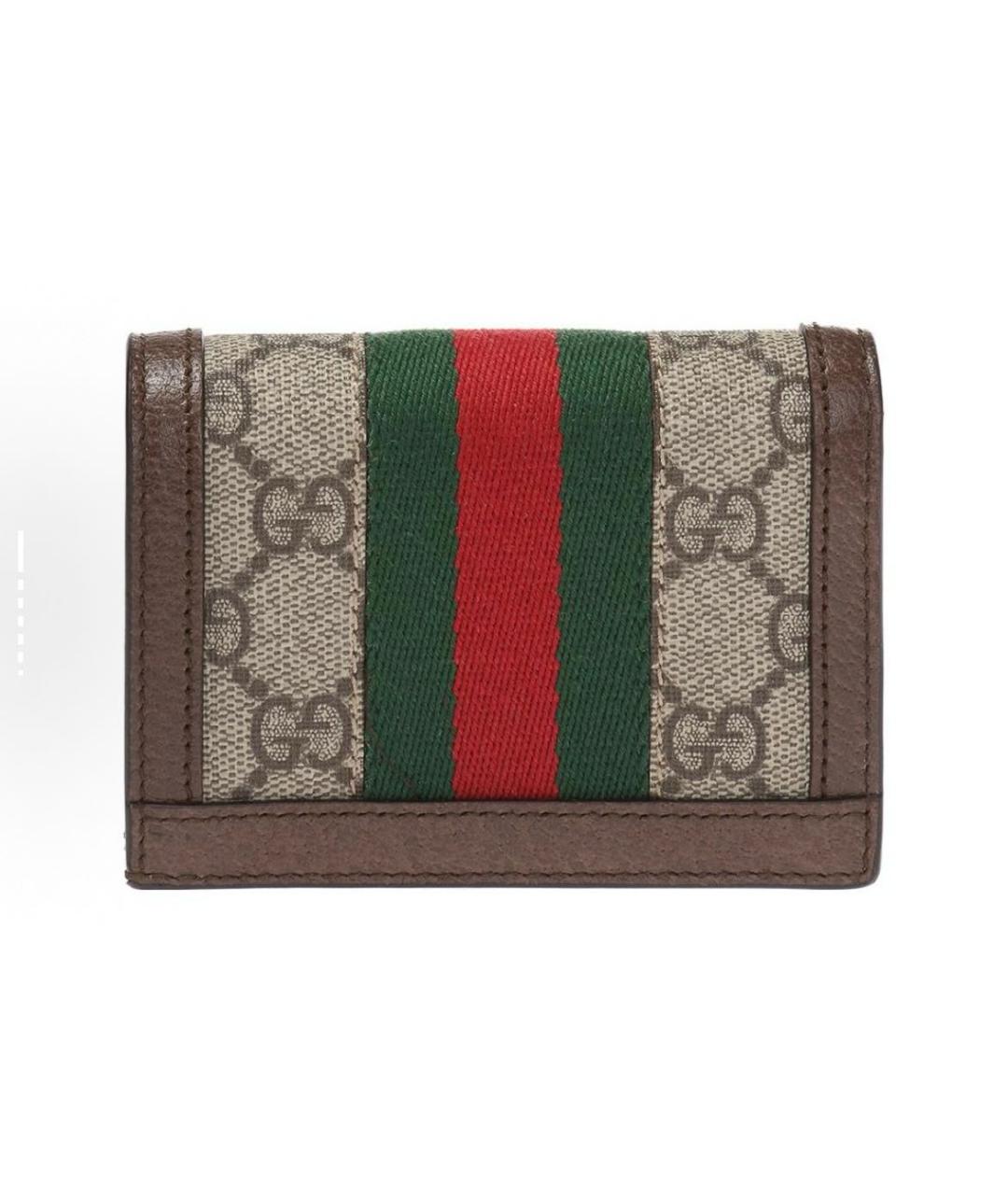GUCCI Коричневый кардхолдер, фото 3