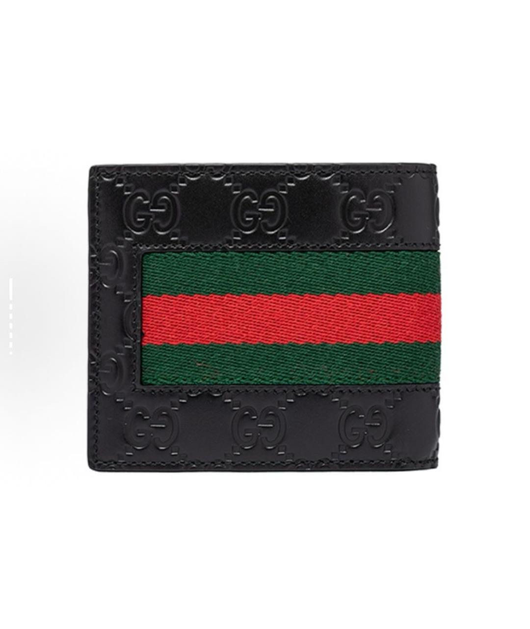 GUCCI Черный кожаный кардхолдер, фото 2