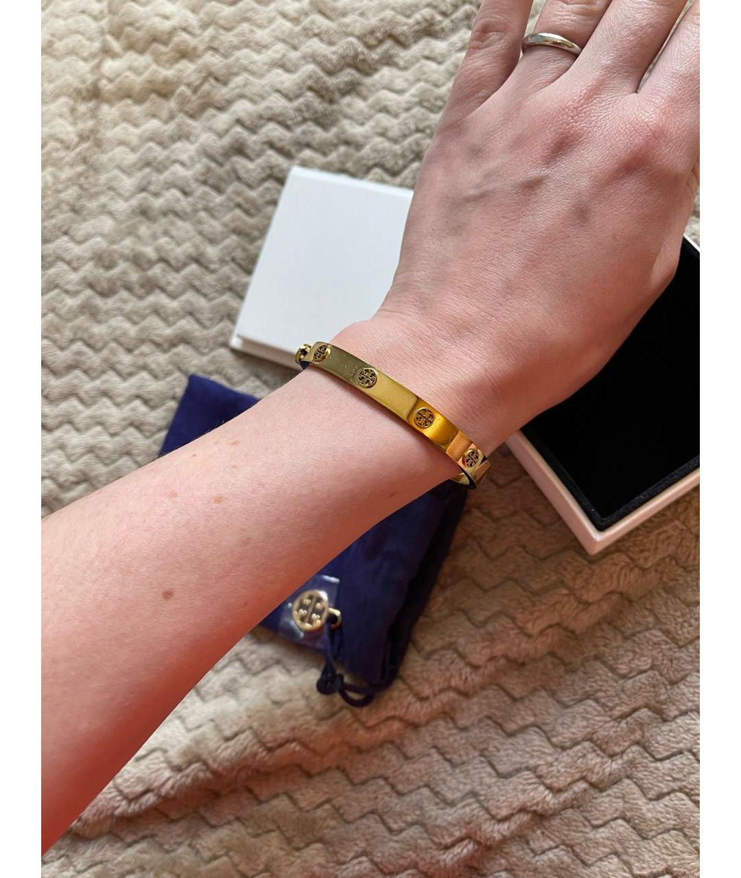 TORY BURCH Золотой браслет, фото 4