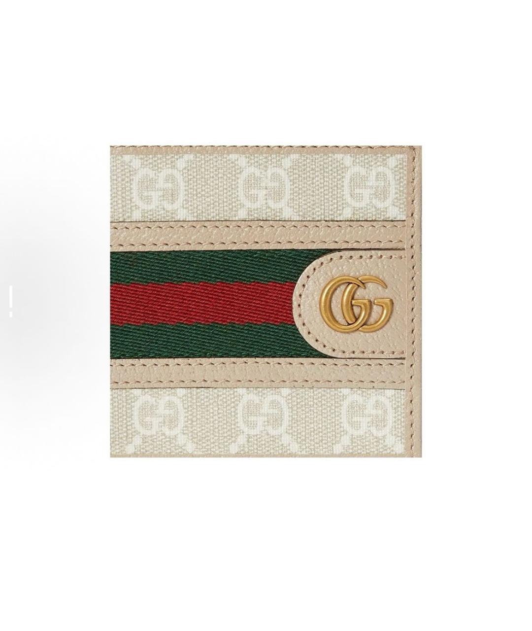 GUCCI Бежевый кошелек, фото 6