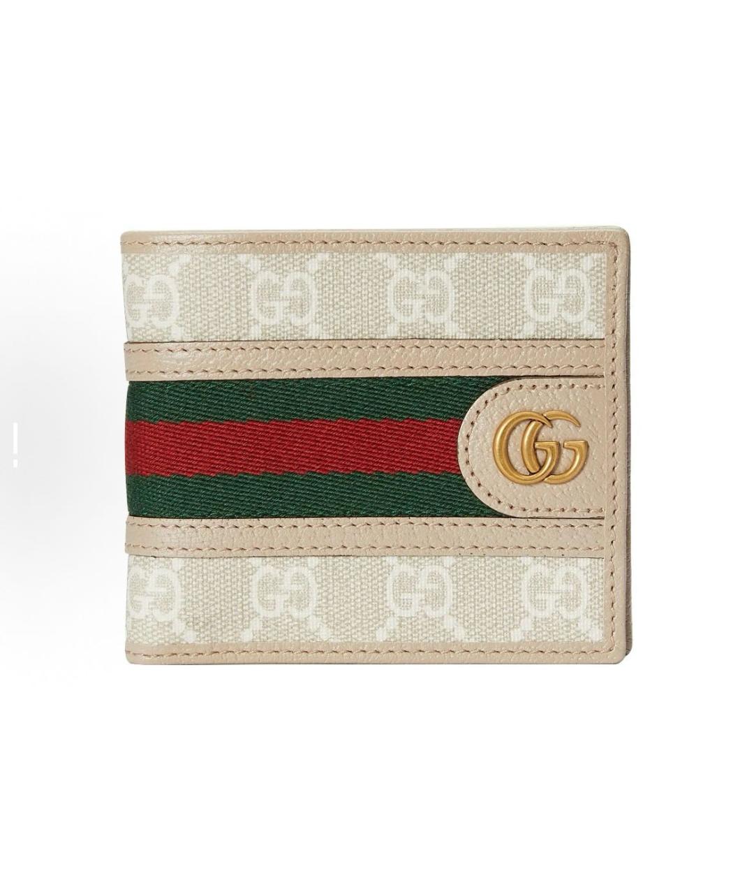 GUCCI Бежевый кошелек, фото 7