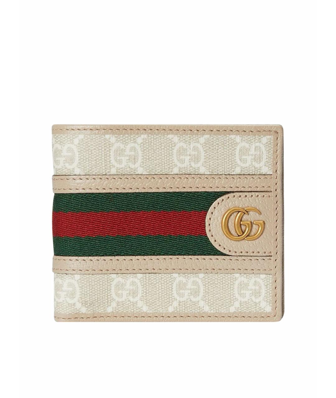 GUCCI Бежевый кошелек, фото 1
