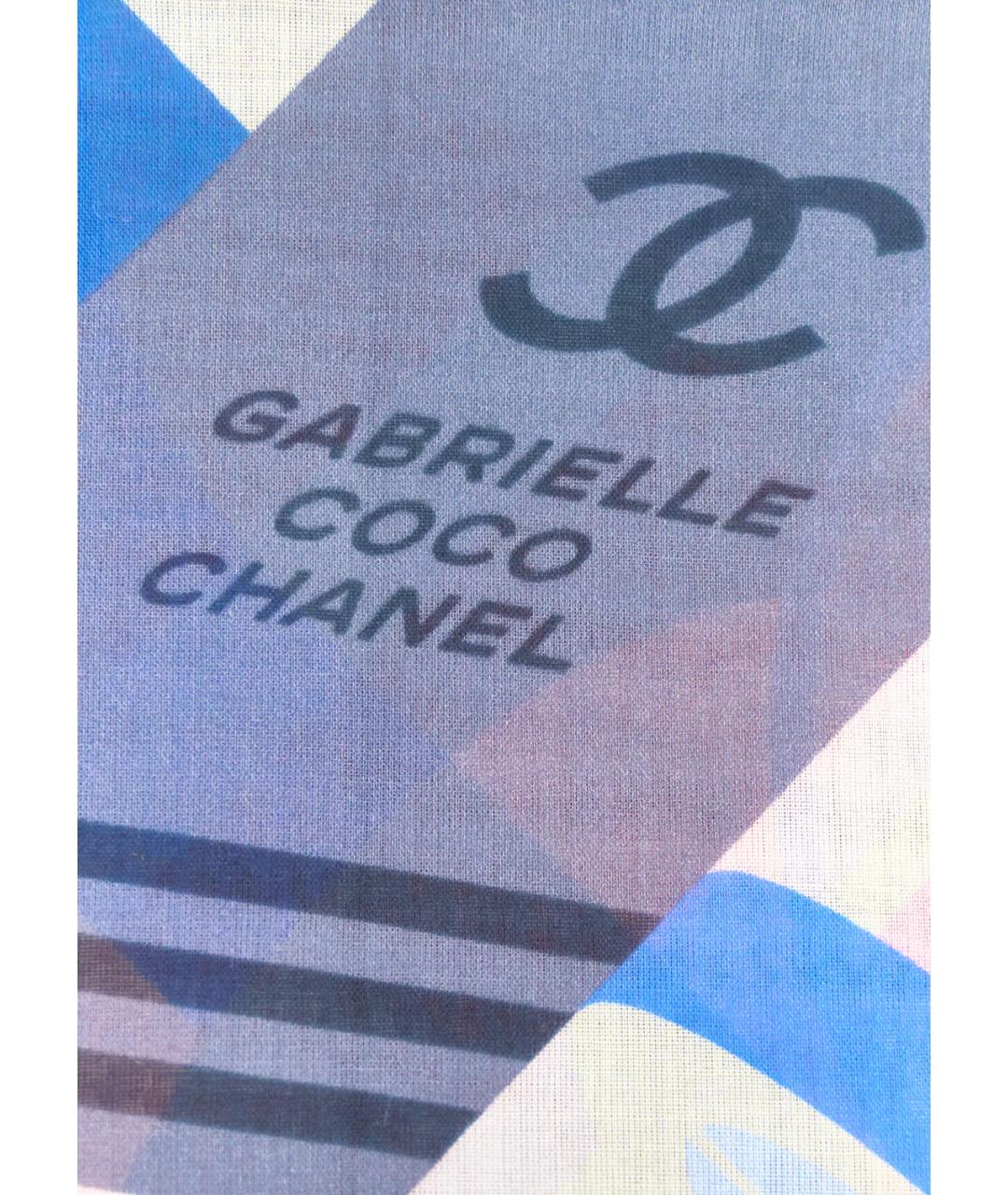 CHANEL Мульти хлопковый платок, фото 3