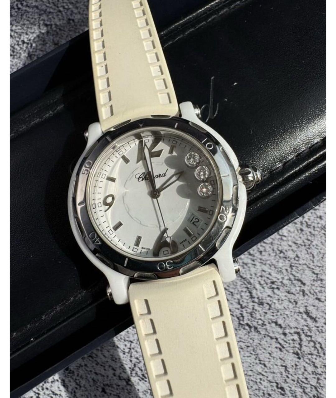 CHOPARD Белые часы, фото 8
