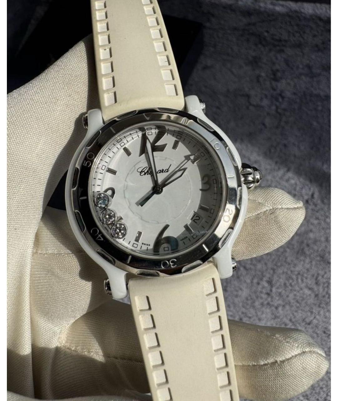 CHOPARD Белые часы, фото 3