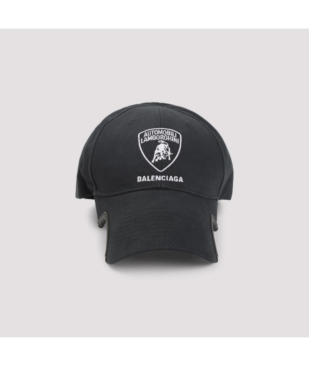BALENCIAGA Черная хлопковая кепка/бейсболка, фото 2