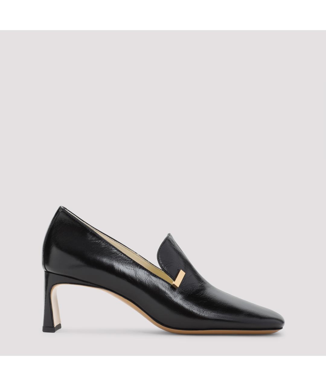 PHOEBE PHILO Черные кожаные туфли, фото 2