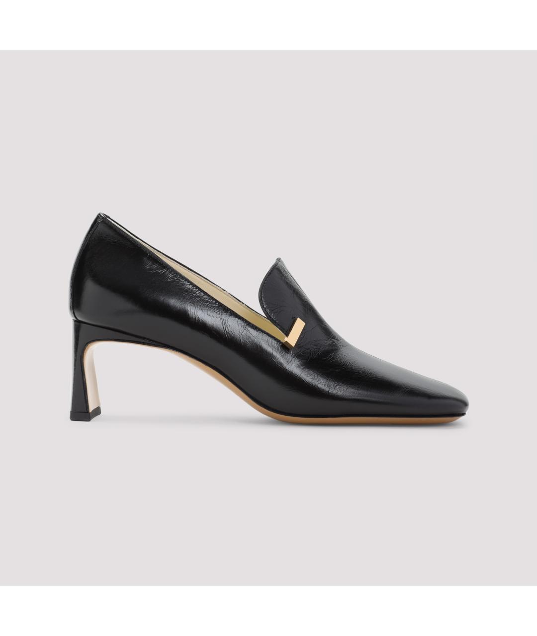 PHOEBE PHILO Черные кожаные туфли, фото 3