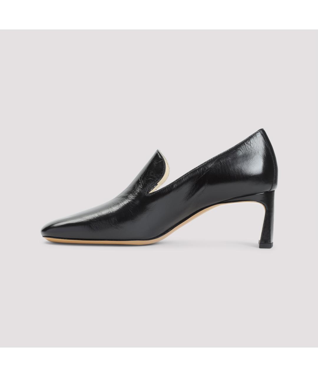 PHOEBE PHILO Черные кожаные туфли, фото 4