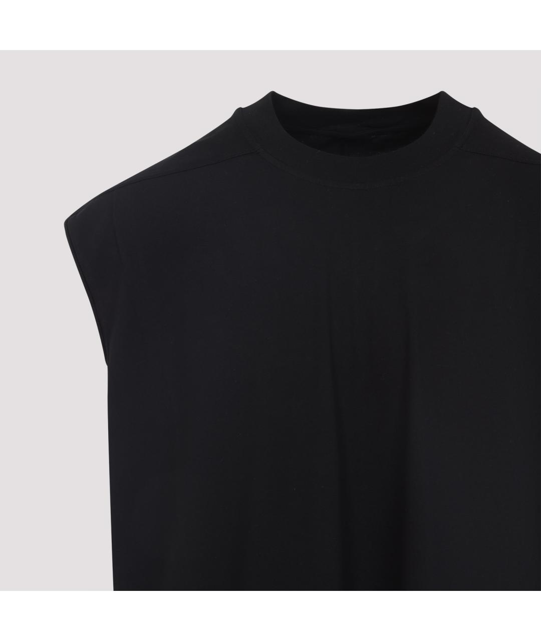 RICK OWENS DRKSHDW Черная хлопковая майка, фото 5