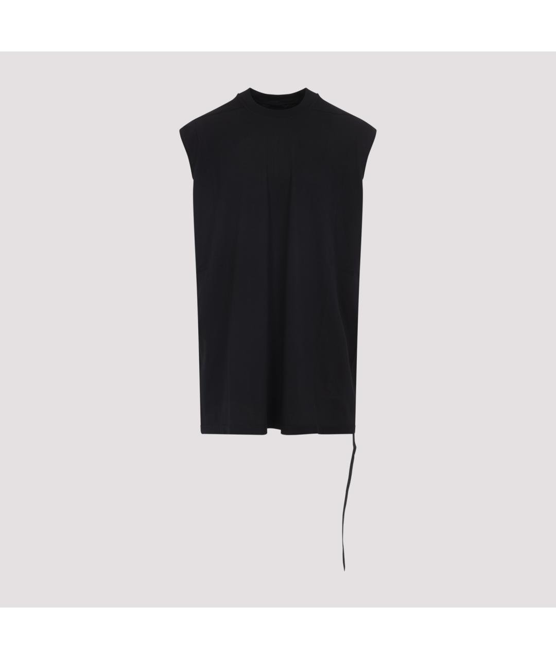RICK OWENS DRKSHDW Черная хлопковая майка, фото 3