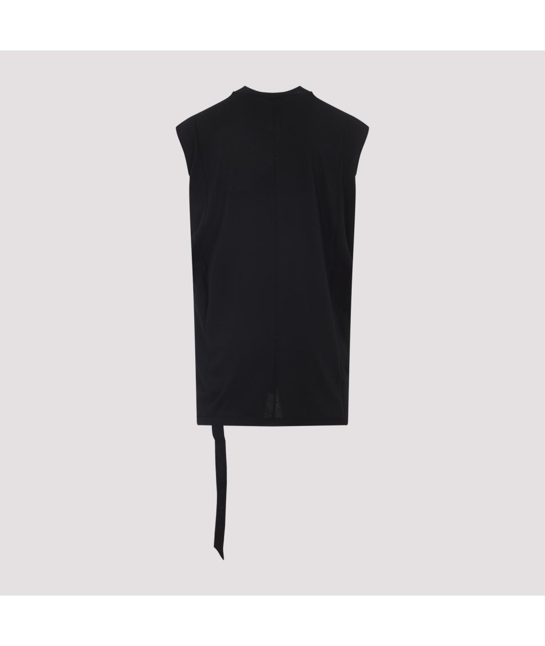 RICK OWENS DRKSHDW Черная хлопковая майка, фото 4