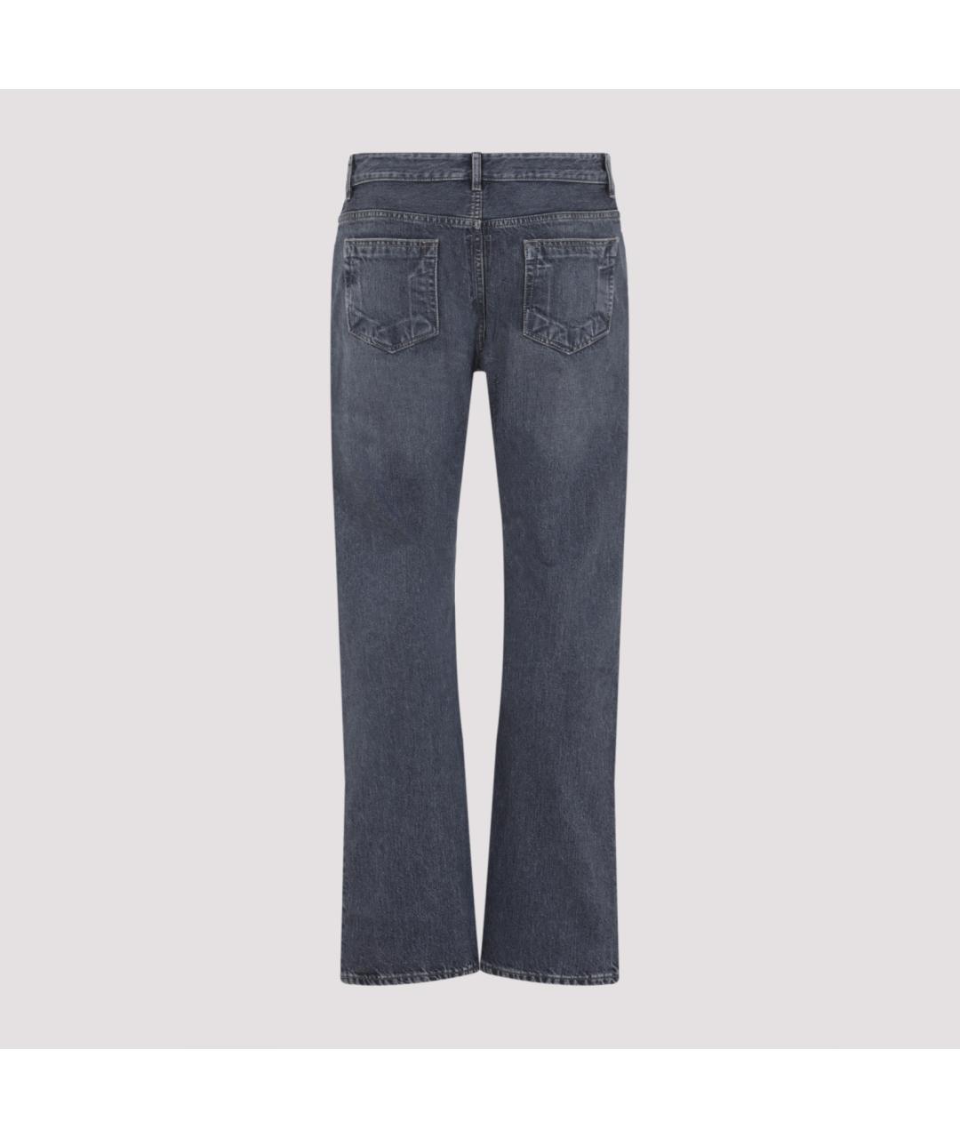 RICK OWENS DRKSHDW Серые хлопковые прямые джинсы, фото 4
