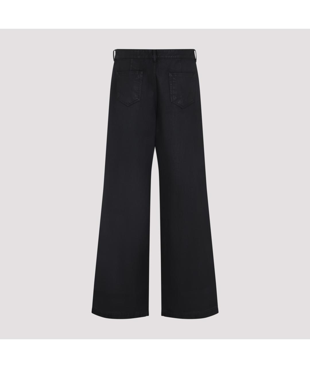 RICK OWENS DRKSHDW Черные хлопковые прямые джинсы, фото 4