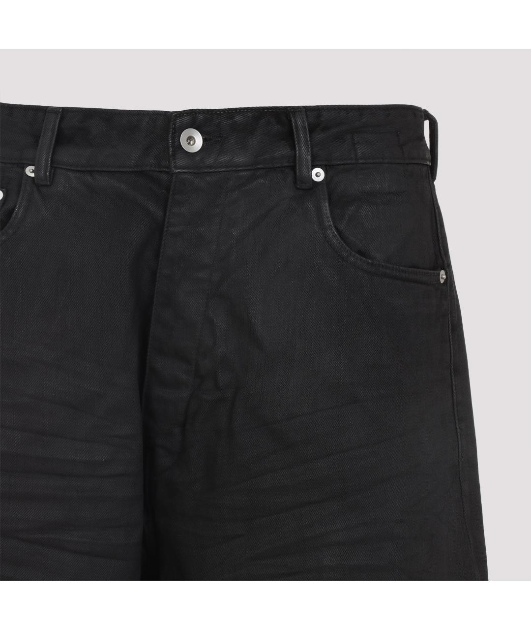 RICK OWENS DRKSHDW Черные хлопковые прямые джинсы, фото 5