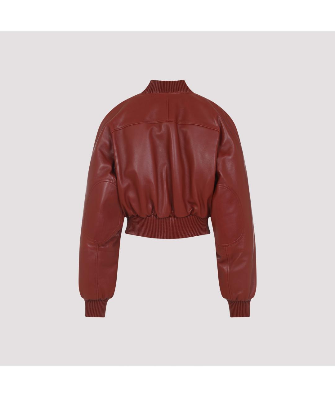 PHOEBE PHILO Красная кожаная куртка, фото 4
