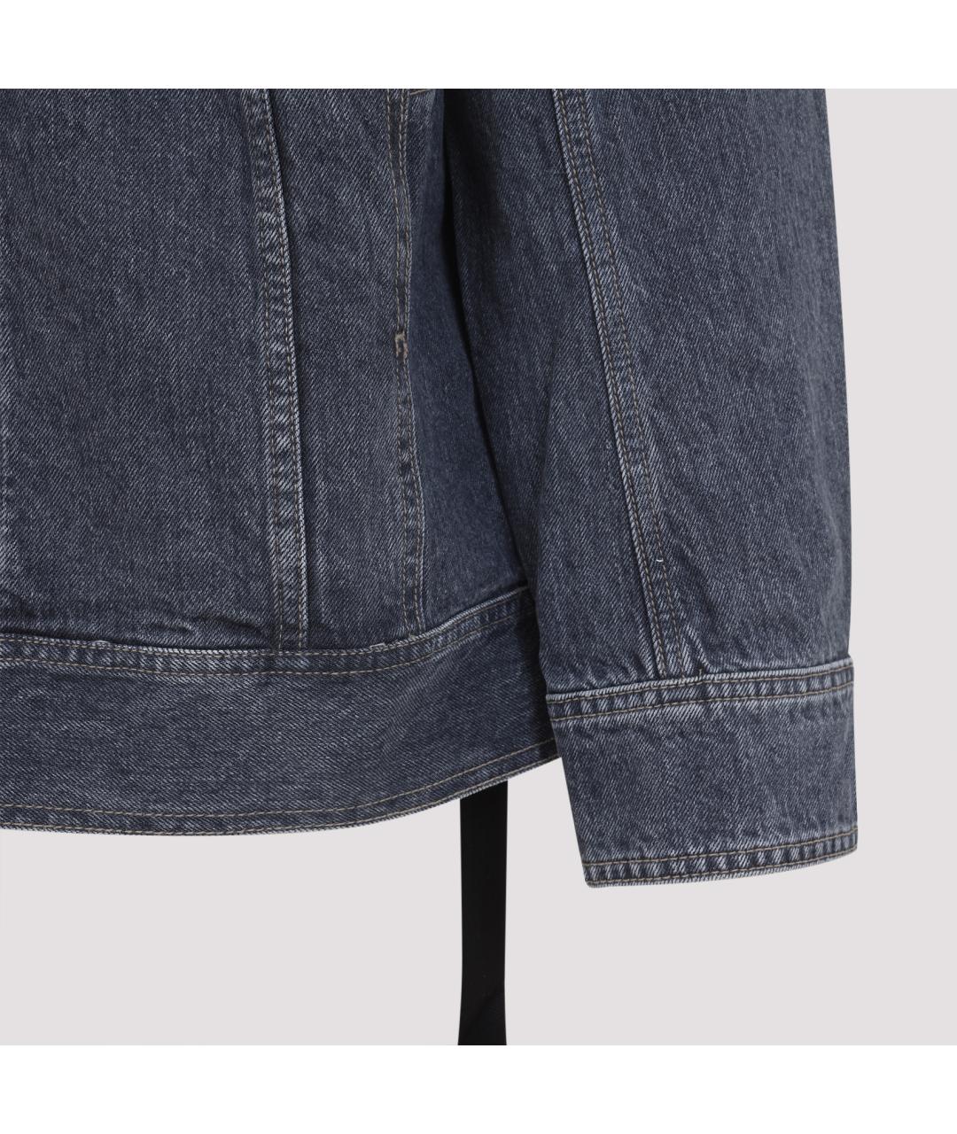 RICK OWENS DRKSHDW Серые хлопковые повседневные брюки, фото 5