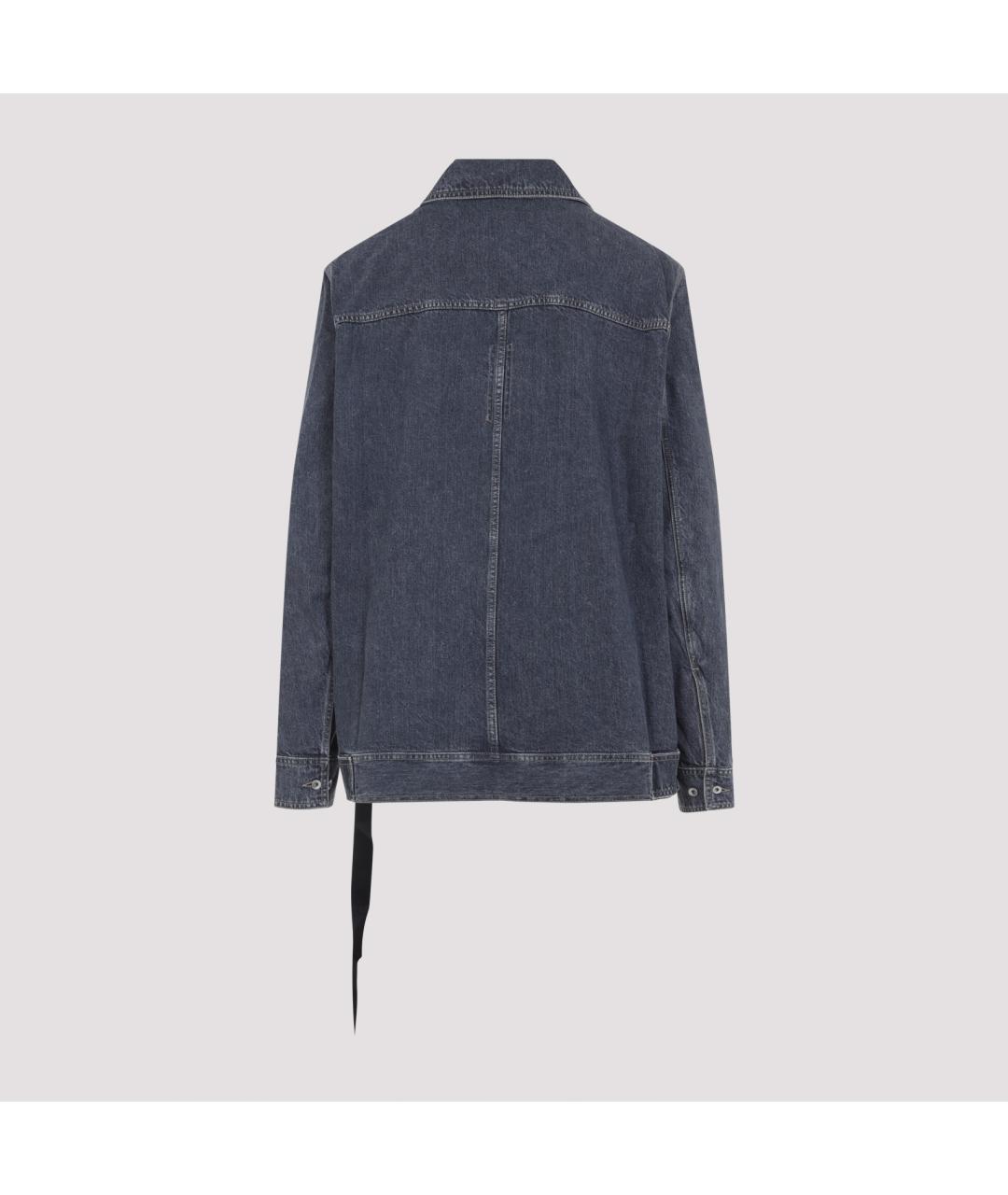 RICK OWENS DRKSHDW Серые хлопковые повседневные брюки, фото 4