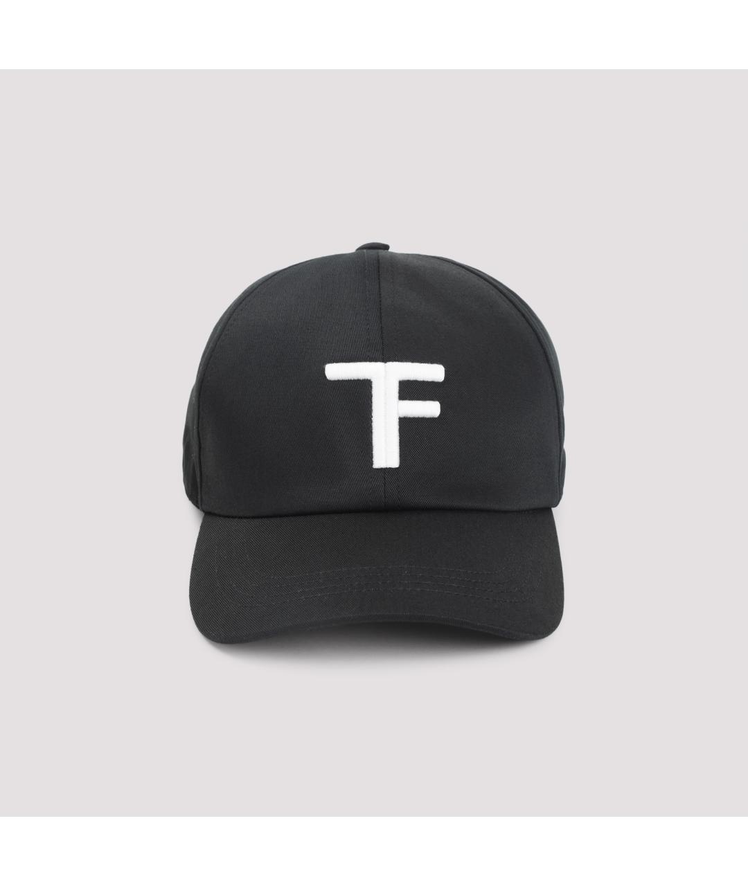 TOM FORD Черная хлопковая кепка/бейсболка, фото 3