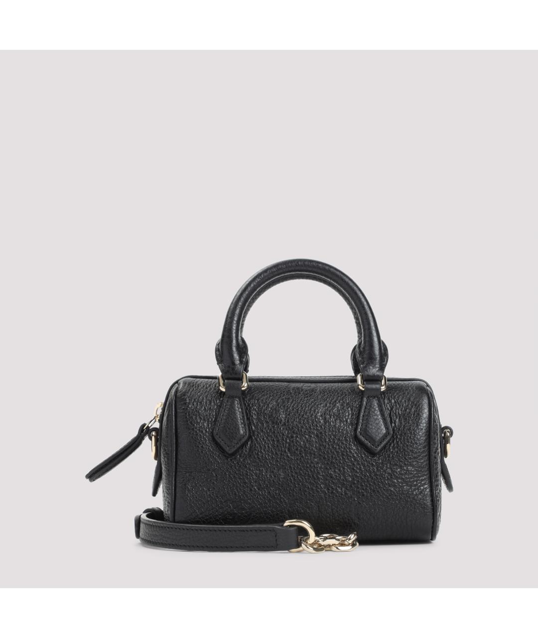 GUCCI Черная кожаная сумка с короткими ручками, фото 2