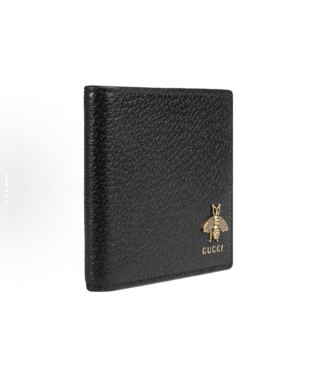 GUCCI Черный кожаный кошелек, фото 2