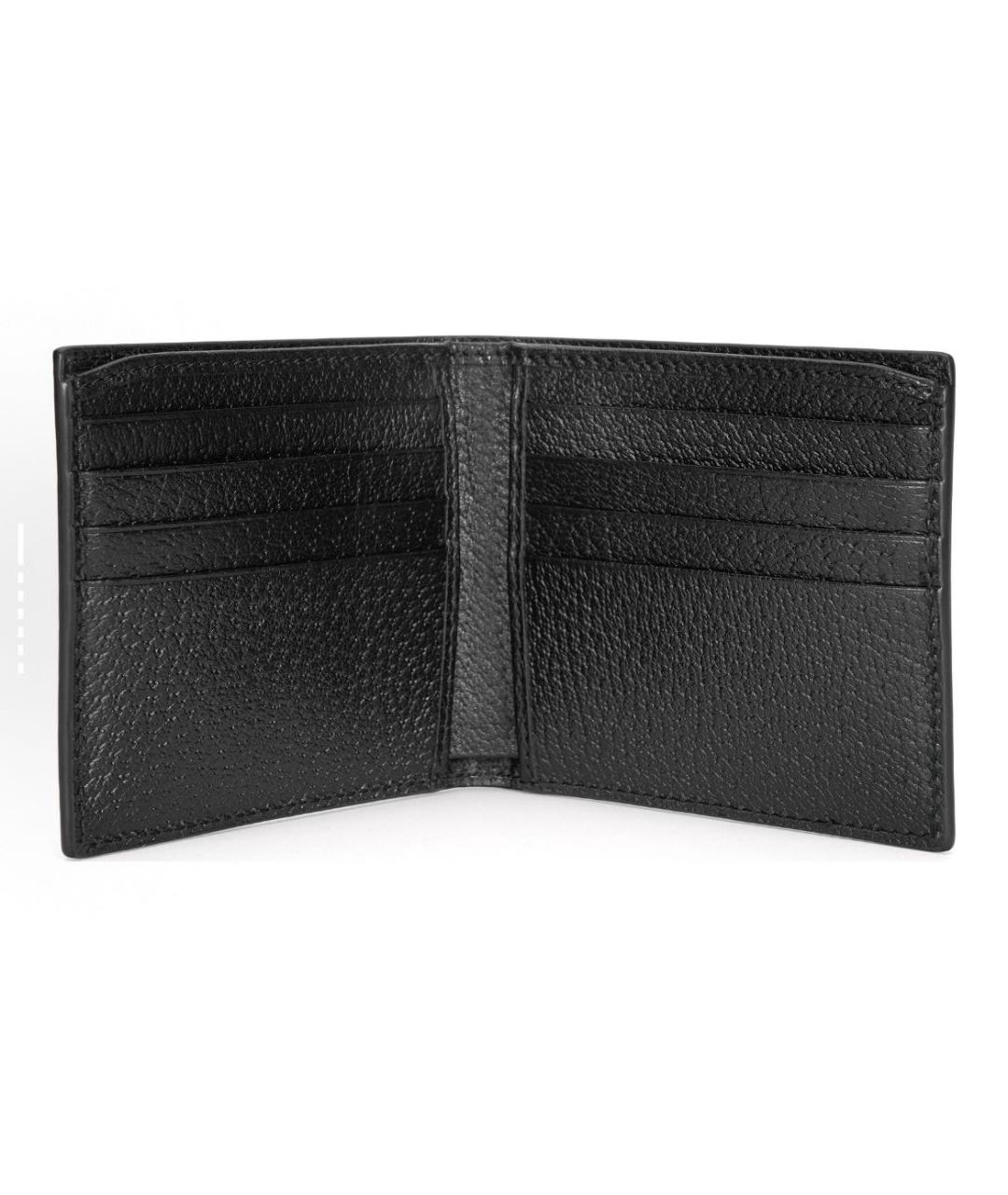 GUCCI Черный кожаный кошелек, фото 5