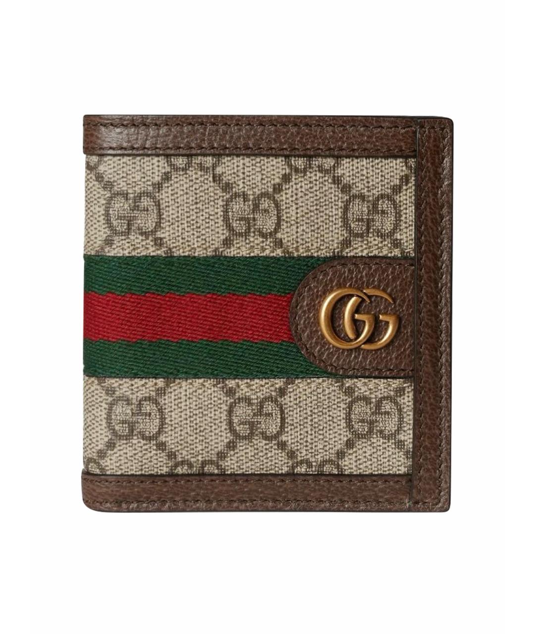 GUCCI Коричневый кошелек, фото 1