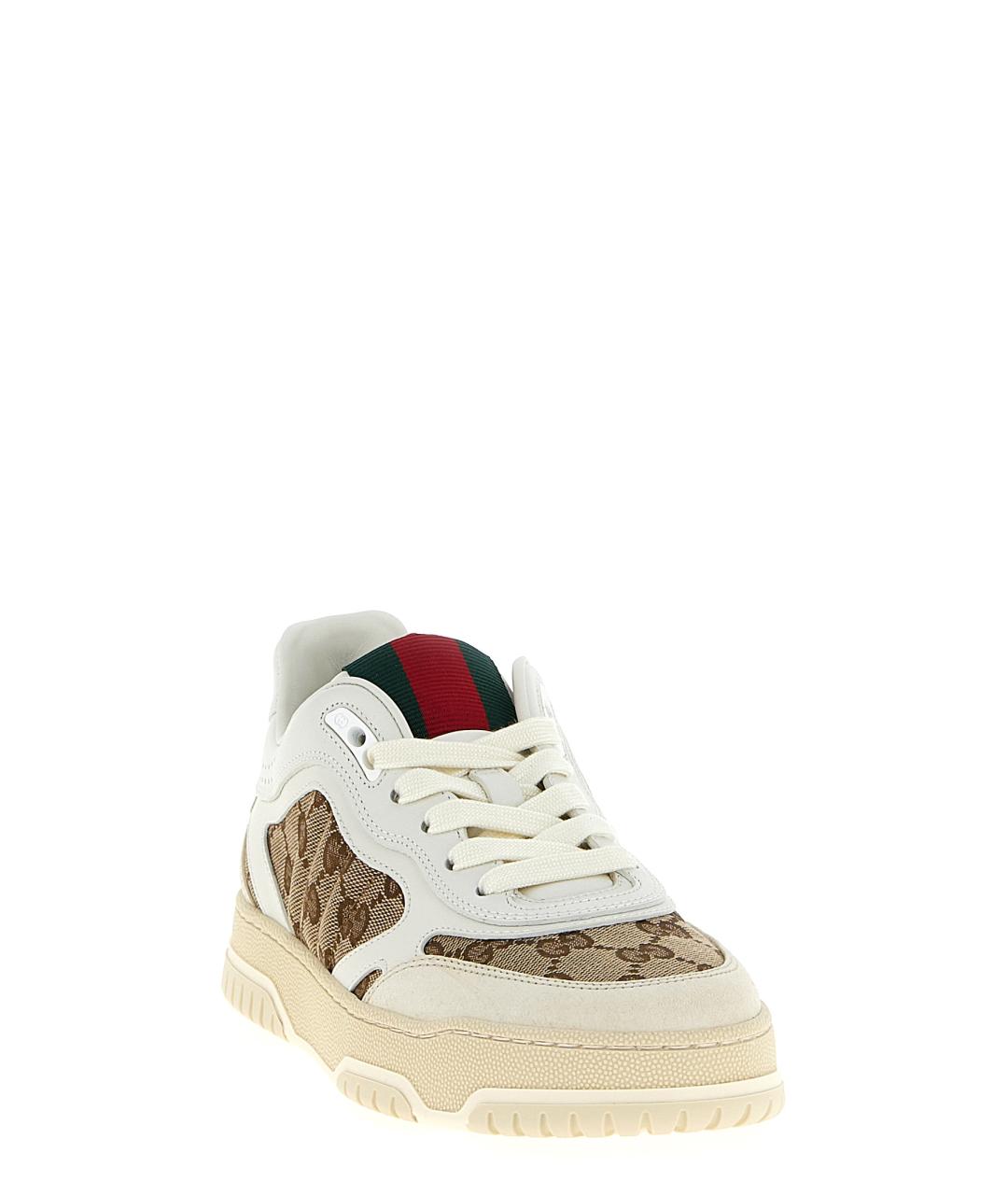 GUCCI Мульти кожаные кеды, фото 2
