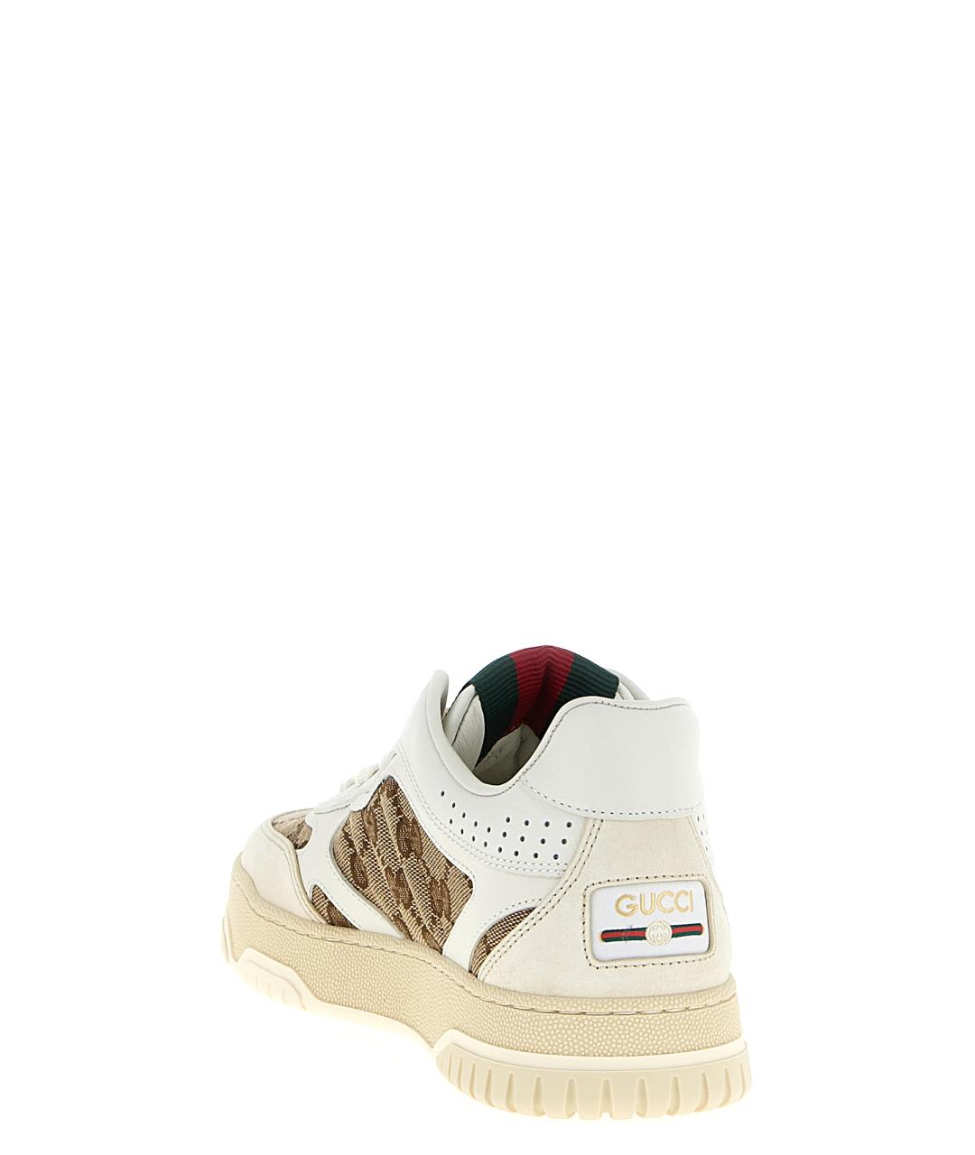 GUCCI Мульти кожаные кеды, фото 3