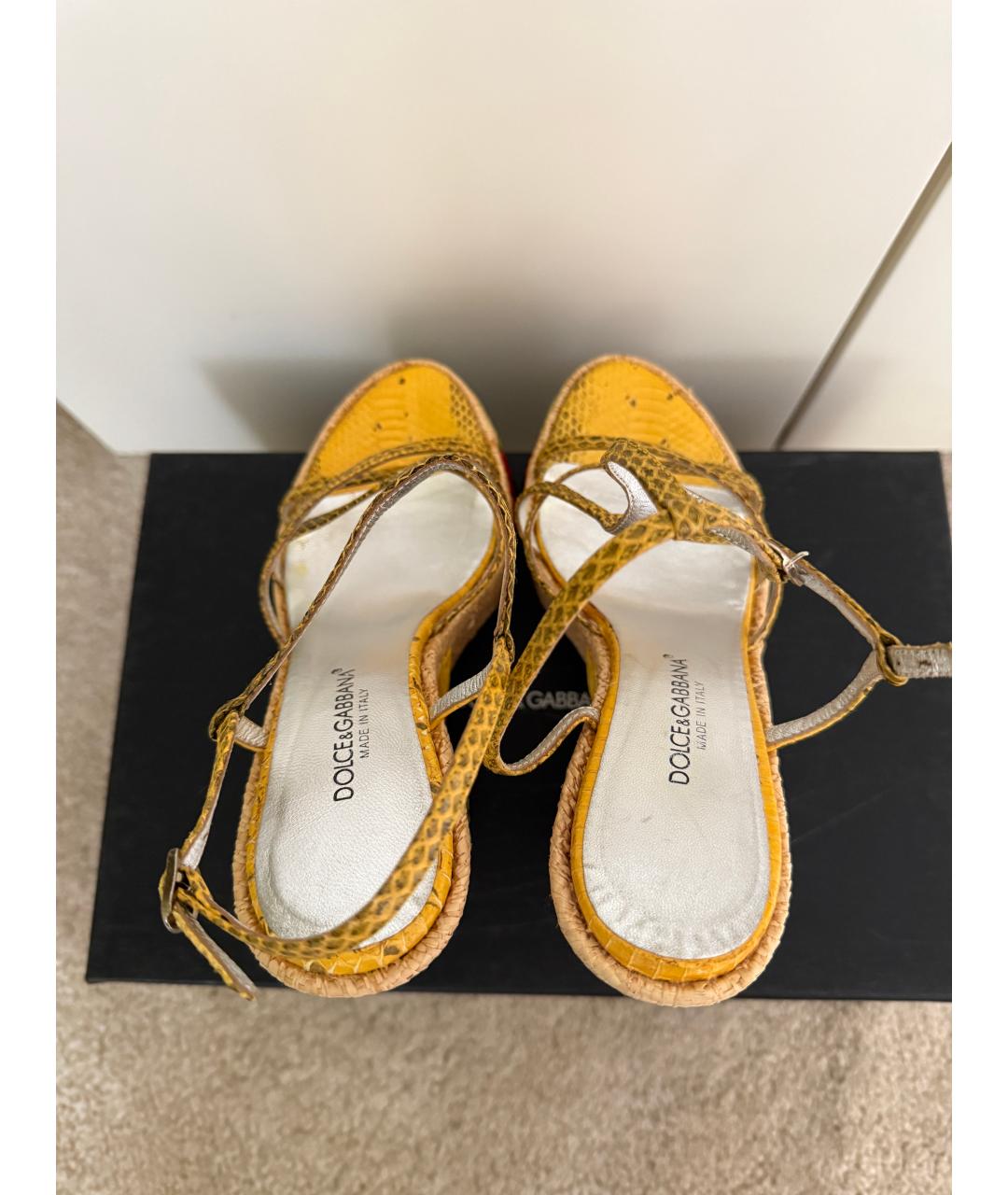DOLCE&GABBANA Мульти босоножки, фото 3