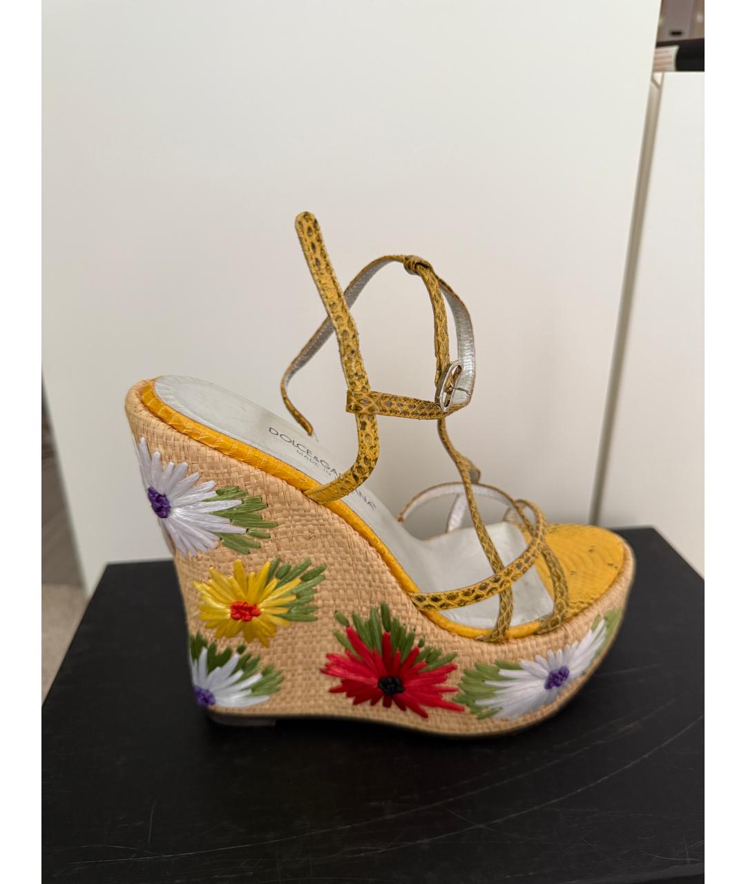 DOLCE&GABBANA Мульти босоножки, фото 8
