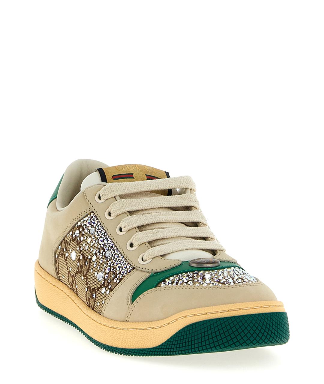 GUCCI Мульти кожаные кеды, фото 2