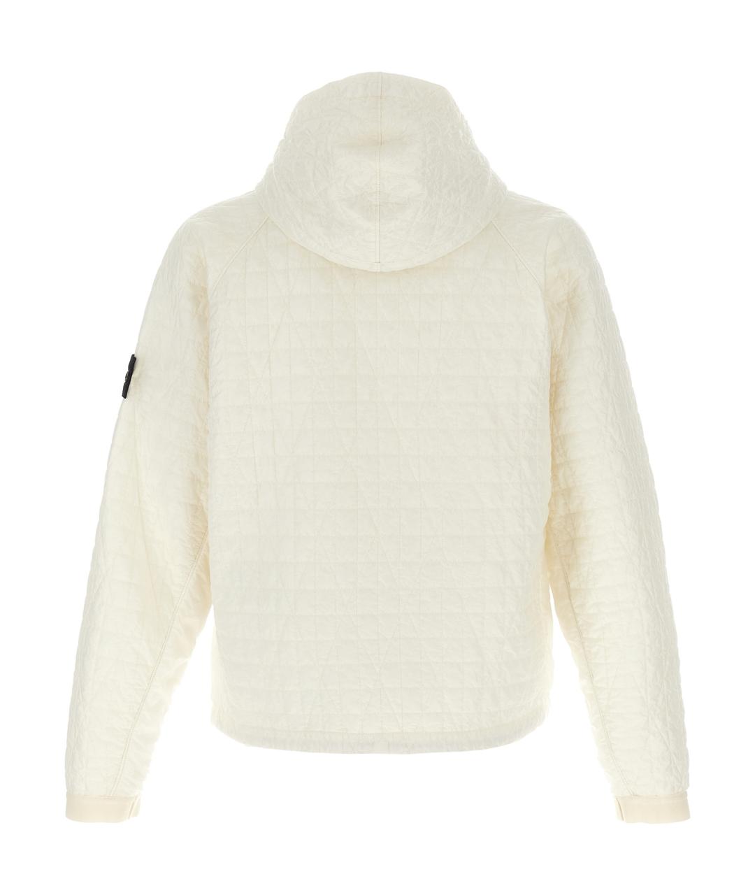 STONE ISLAND Бежевая полиамидовая куртка, фото 2
