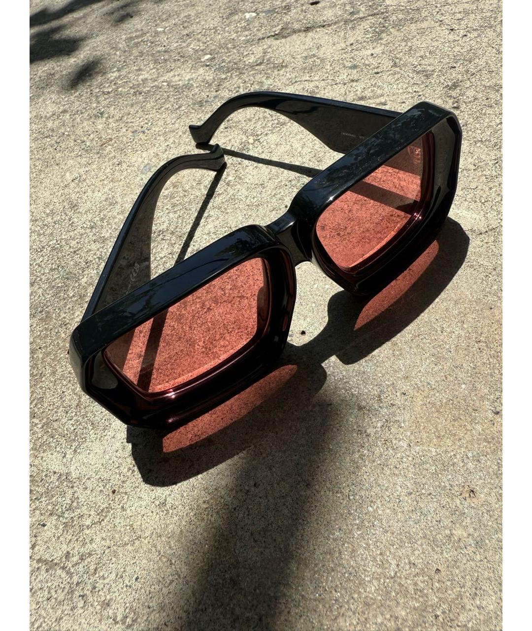LOEWE Черные пластиковые солнцезащитные очки, фото 3