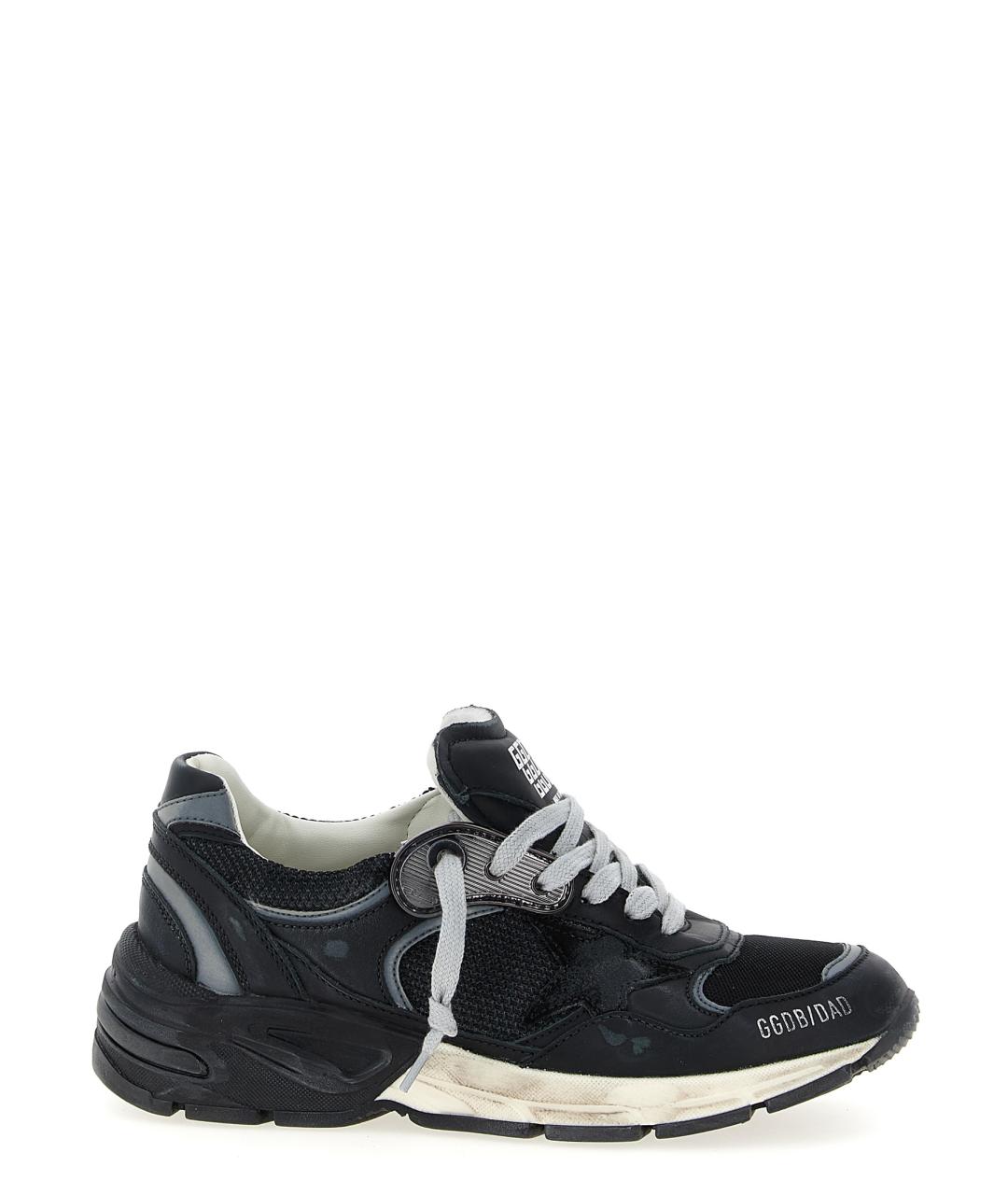 GOLDEN GOOSE DELUXE BRAND Черные кожаные кроссовки, фото 1