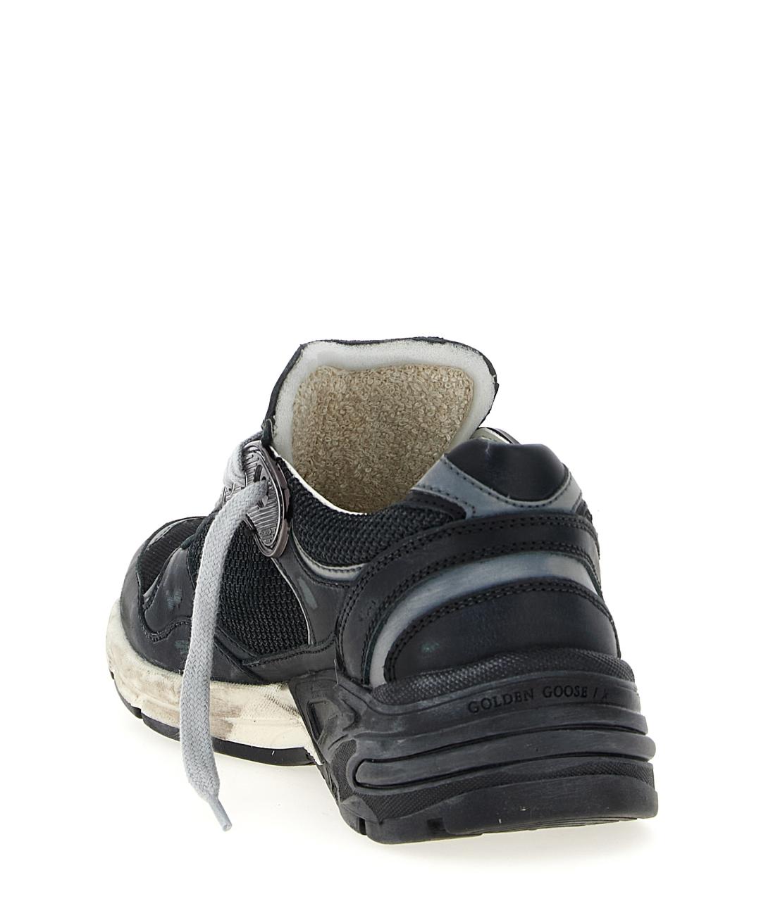 GOLDEN GOOSE DELUXE BRAND Черные кожаные кроссовки, фото 3