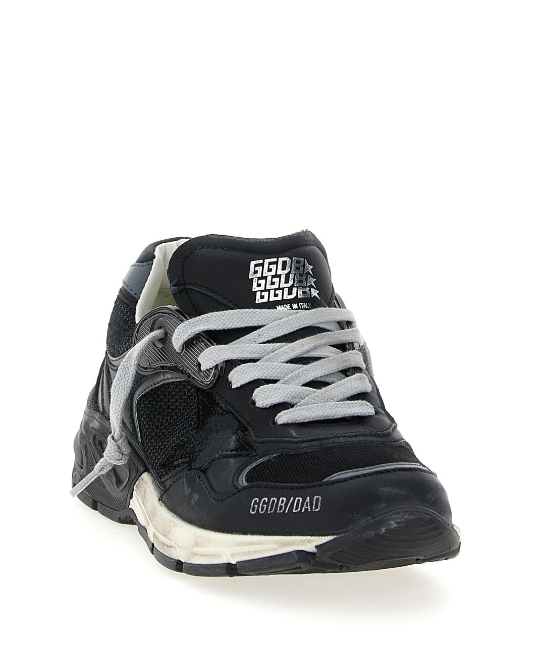 GOLDEN GOOSE DELUXE BRAND Черные кожаные кроссовки, фото 2