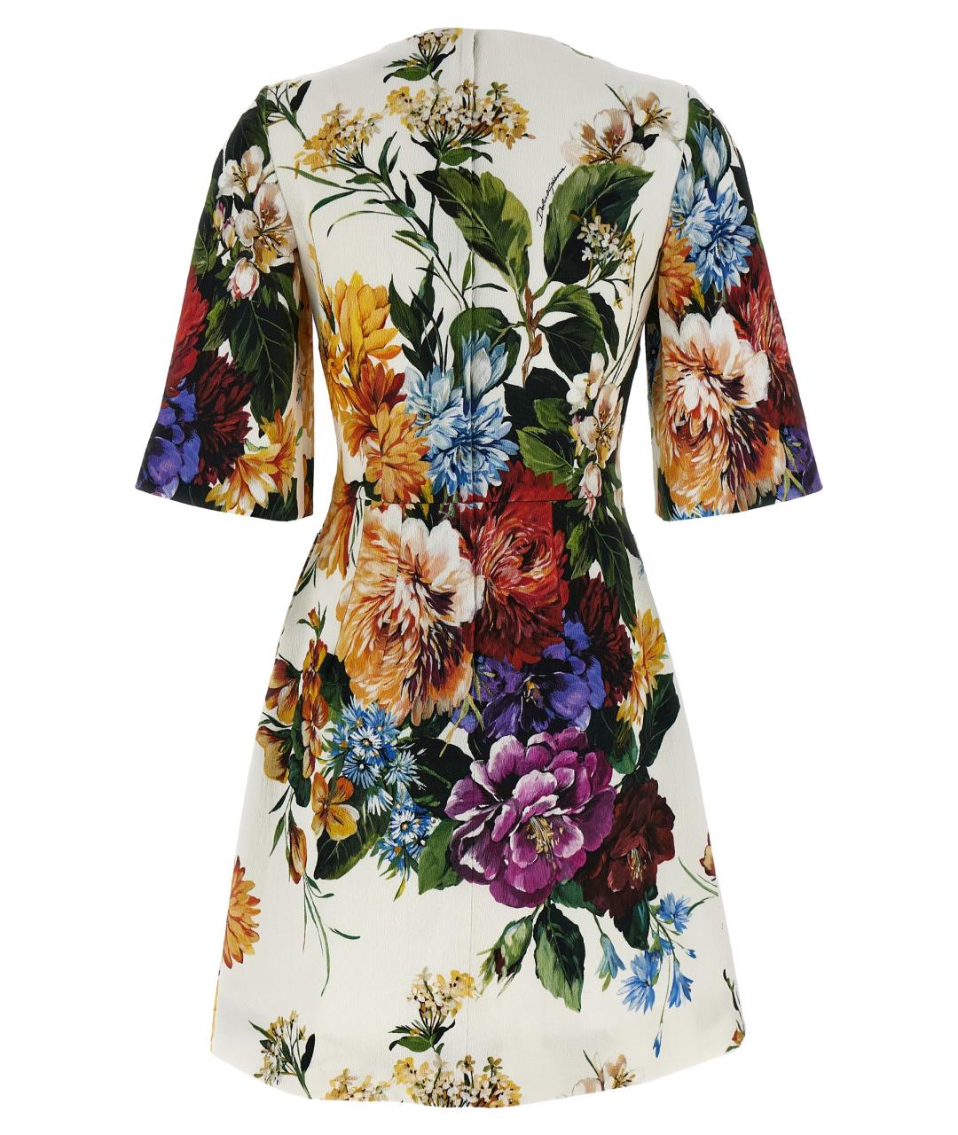 DOLCE&GABBANA Мульти хлопковое платье, фото 2