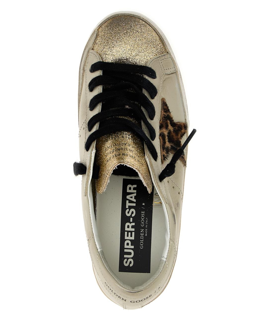 GOLDEN GOOSE DELUXE BRAND Мульти кожаные кеды, фото 4