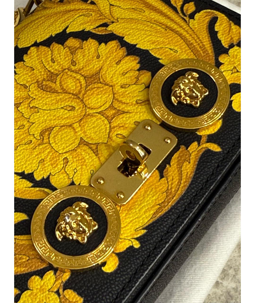VERSACE Кожаная сумка через плечо, фото 3