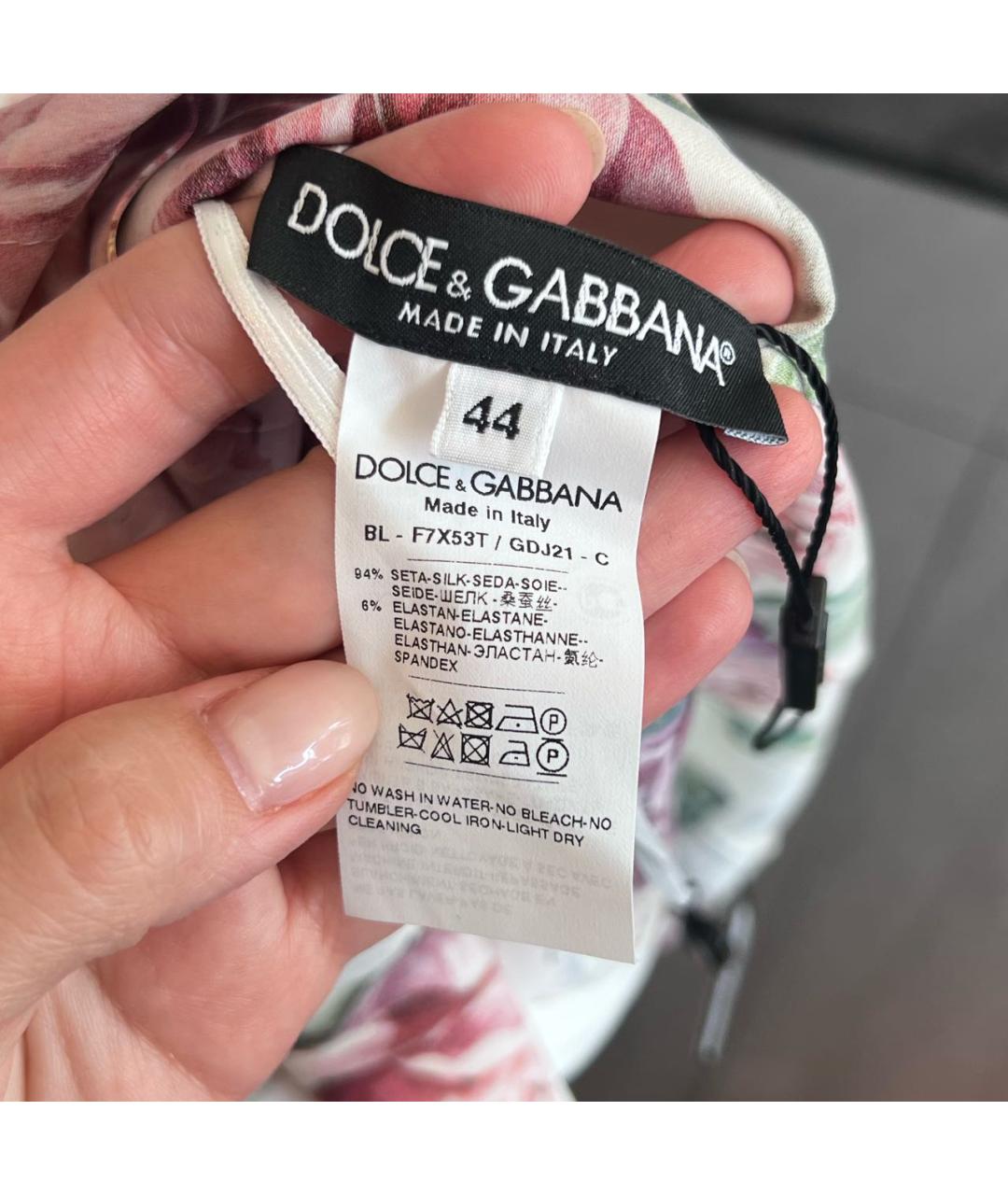 DOLCE&GABBANA Шелковая блузы, фото 6